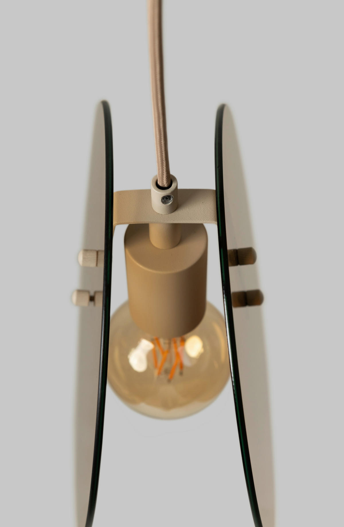 HÄNGELEUCHTE 21,5/278,5 cm  - Braun, Design, Glas/Metall (21,5/278,5cm) - It's about Romi