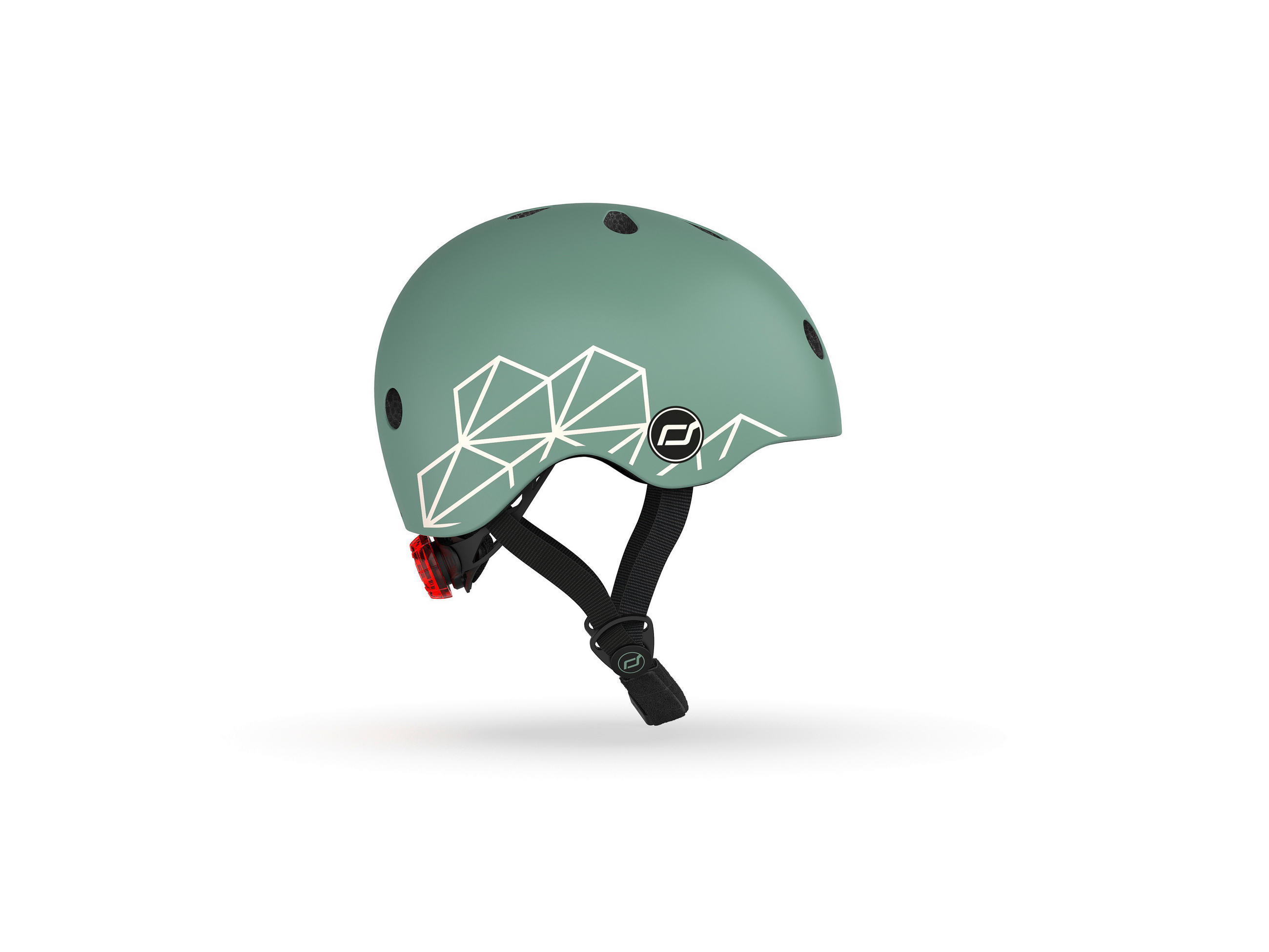 KINDERHELM LIFESTYLE GRAPHICS  - Grün, Trend, Kunststoff/Textil (XXS-Snull) - Scoot and Ride