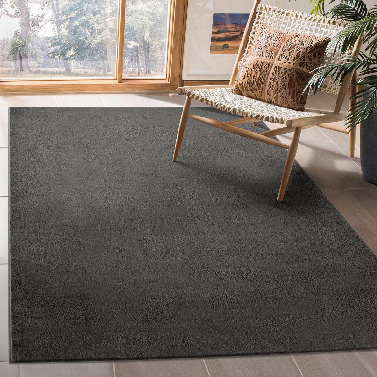 STAZA 80/200 cm   tamno siva  Uni  - tamno siva, Lifestyle, tekstil/plastika (80/200cm)