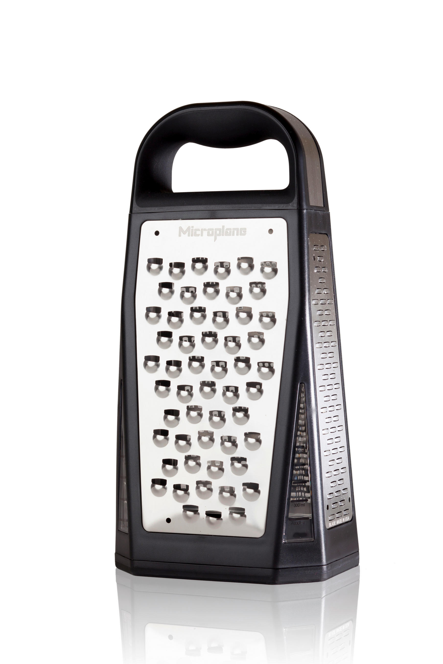 ALLZWECKREIBE BOX  - Schwarz, Basics, Kunststoff/Metall (27/13,9/9,5cm) - MICROPLANE