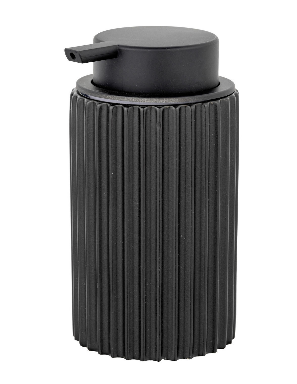 SEIFENSPENDER SOLIERA  - Dunkelgrau, KONVENTIONELL, Keramik/Kunststoff (8/13,5/9,5cm) - Wenko