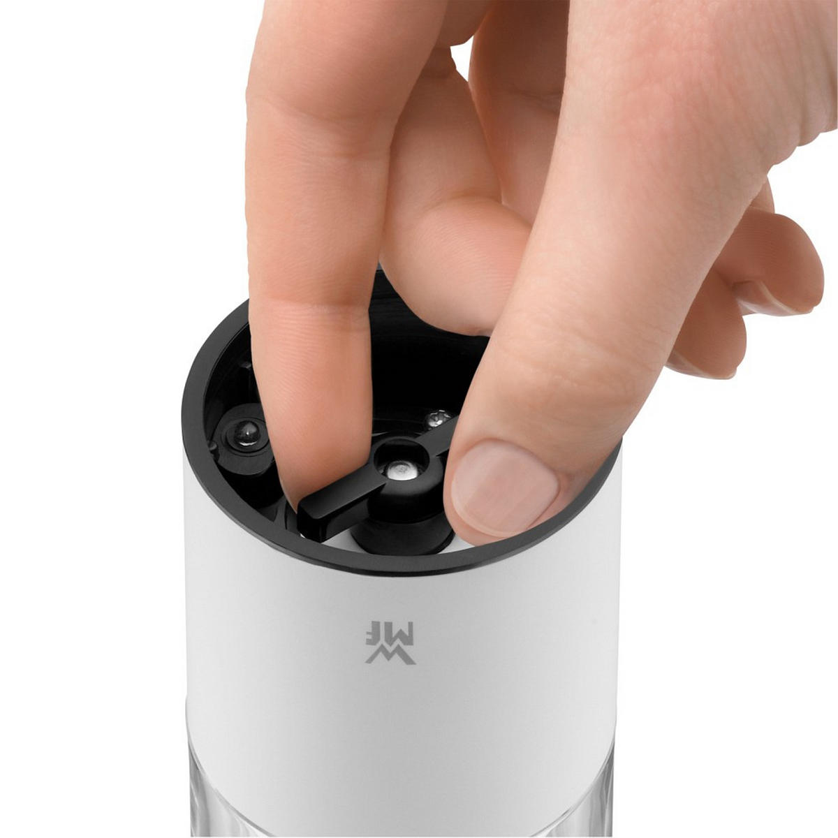 MLINAC ZA PAPAR  - bijela, Basics, staklo/plastika (21cm) - WMF