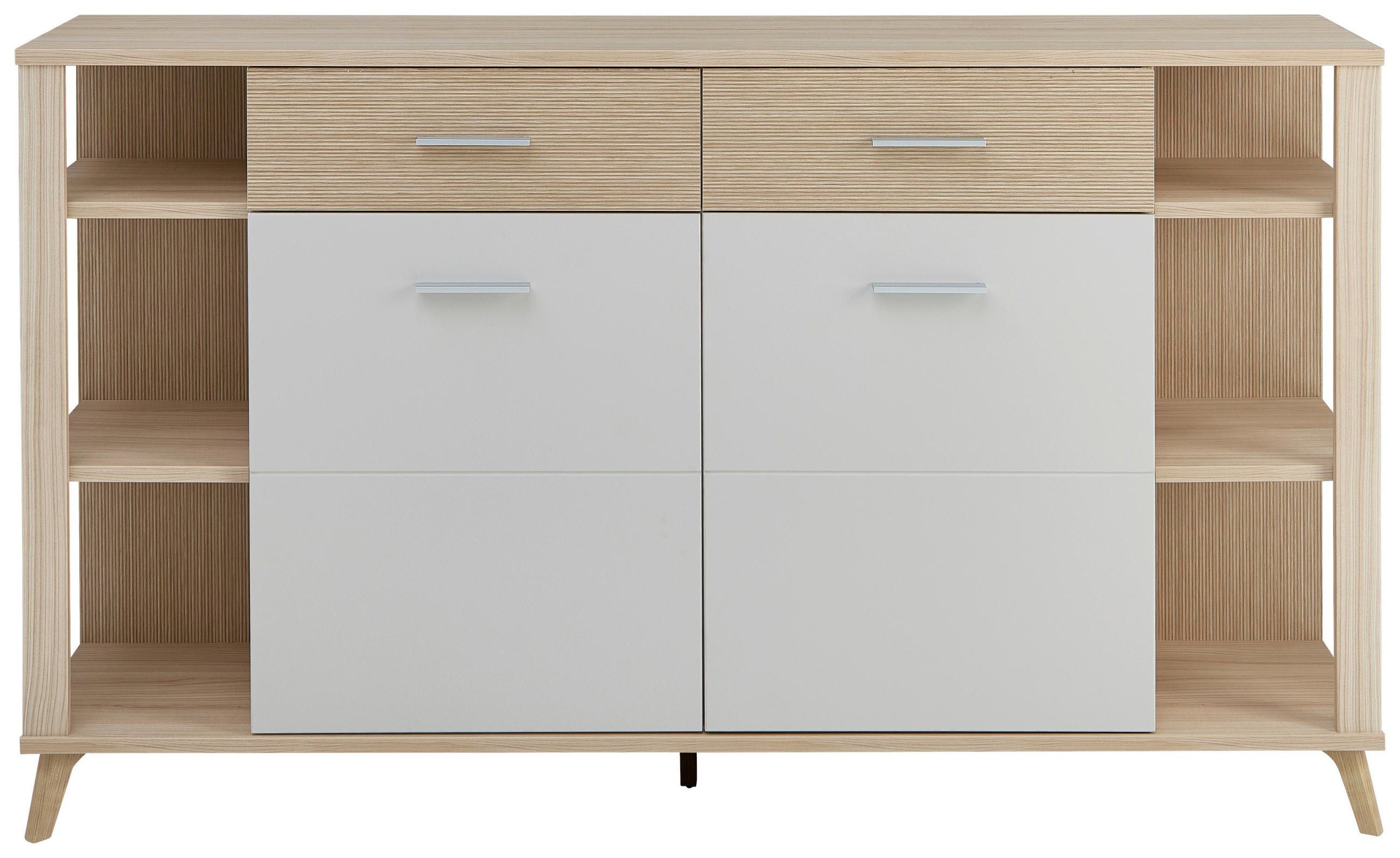 SIDEBOARD  in 180/105/38 cm  - Chromfarben/Kaschmir, KONVENTIONELL, Holzwerkstoff/Metall (180/105/38cm) - Stylife