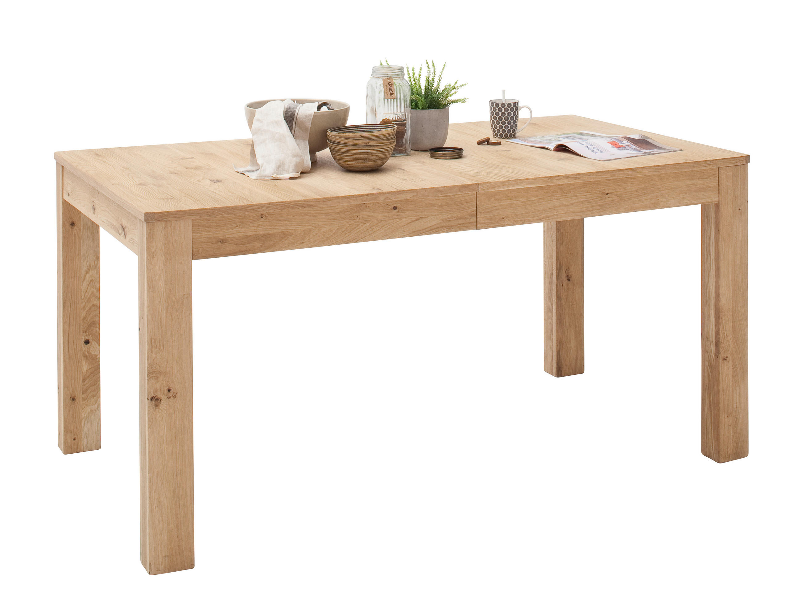 ESSTISCH in Holz, Holzwerkstoff 160-260/90/77 cm - Eichefarben, Design, Holz/Holzwerkstoff (160-260/90/77cm) - Livetastic