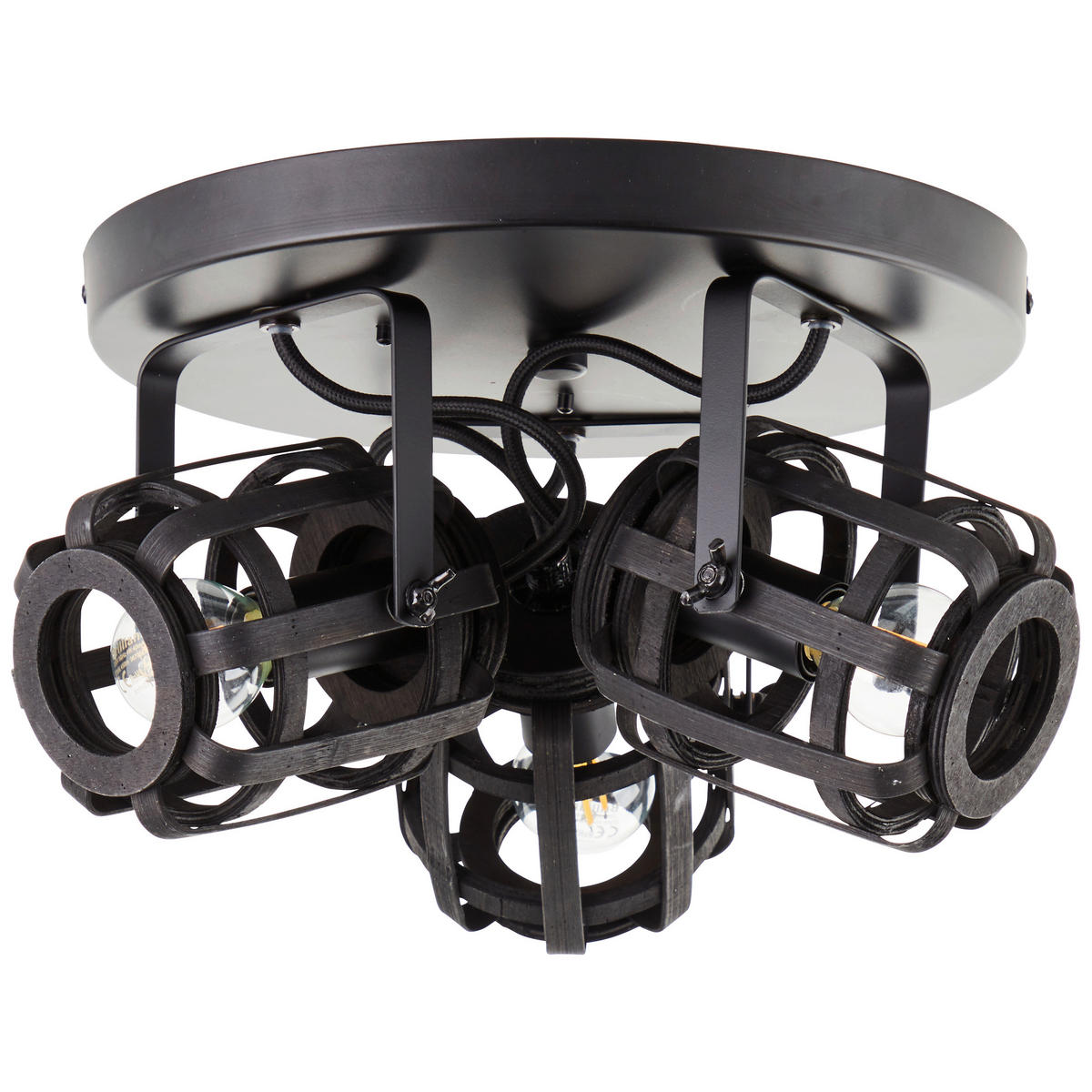 STRAHLER - Schwarz, Basics, Holz/Metall (34,5/20cm) - Brilliant