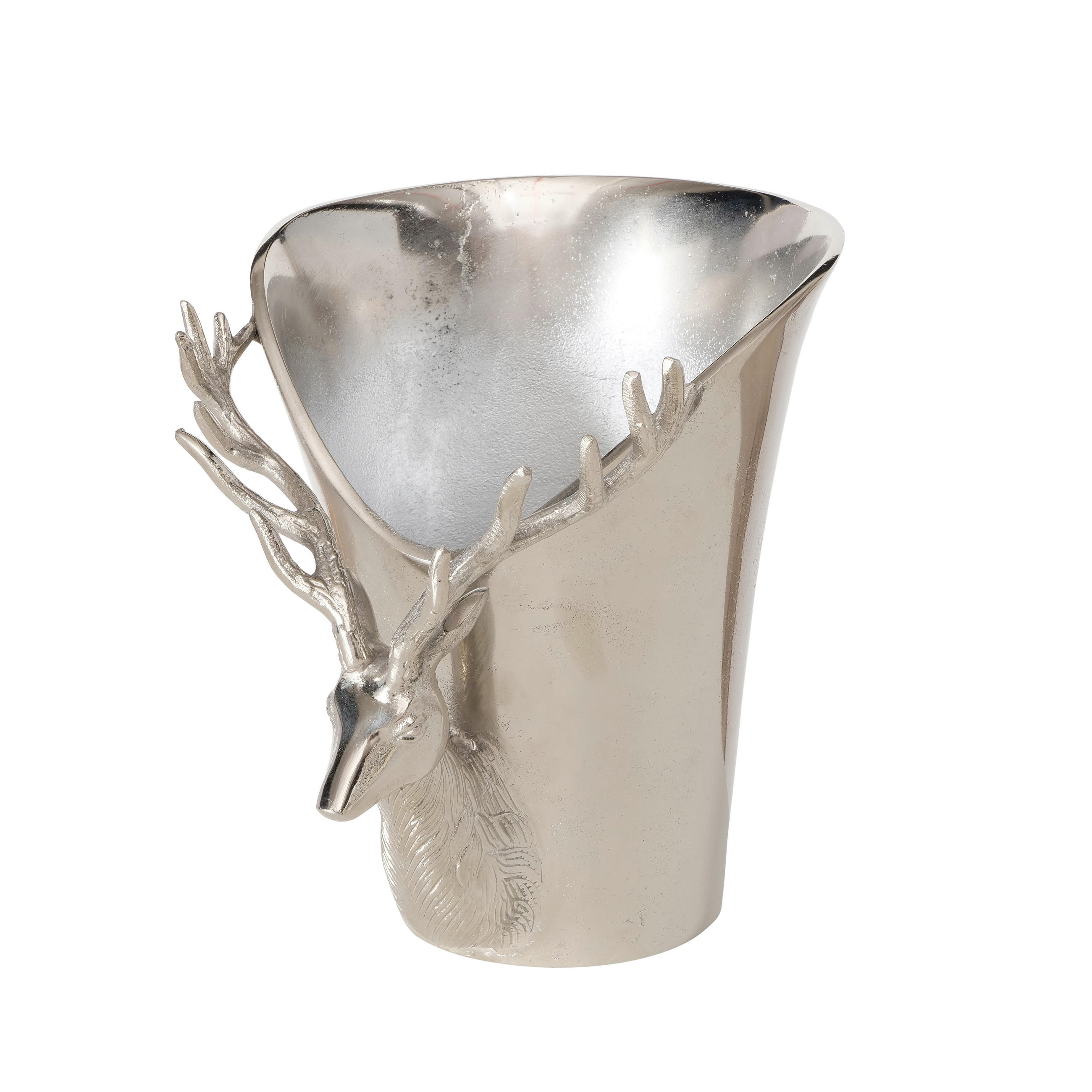 FLASCHENKÜHLER - Silberfarben, Basics, Metall (23/20,5/23cm) - Boltze Home