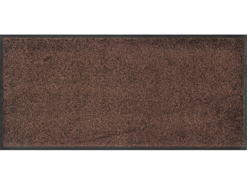 FUßMATTE  35/75 cm  Braun  - Braun, KONVENTIONELL, Kunststoff (35/75cm) - wash+dry