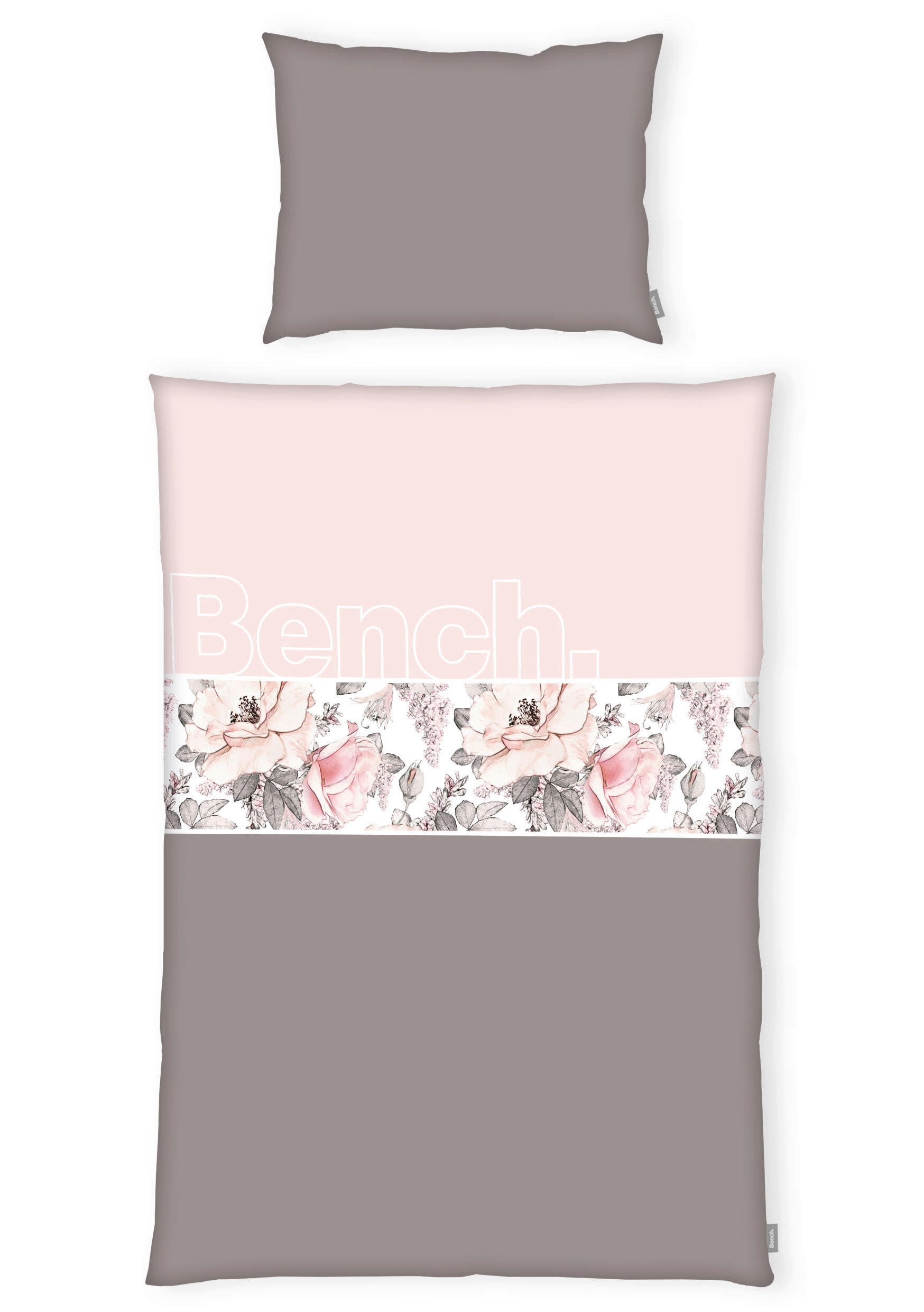 WENDEBETTWÄSCHE 155/220 cm - Beige/Multicolor, Basics, Textil (155/220cm) - Bench