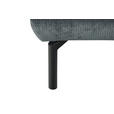 ECKSOFA Grau Chenille Kopfteilverstellung, Sitztiefenverstellung  - Schwarz/Grau, Design, Textil/Metall (307/243cm) - Xora