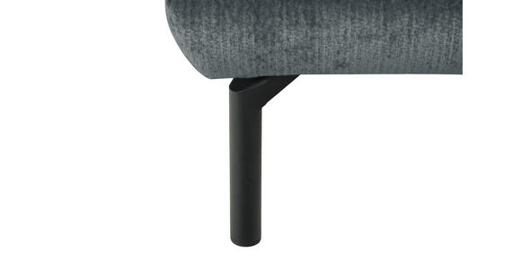 ECKSOFA Grau Chenille Kopfteilverstellung, Sitztiefenverstellung  - Schwarz/Grau, Design, Textil/Metall (307/243cm) - Xora