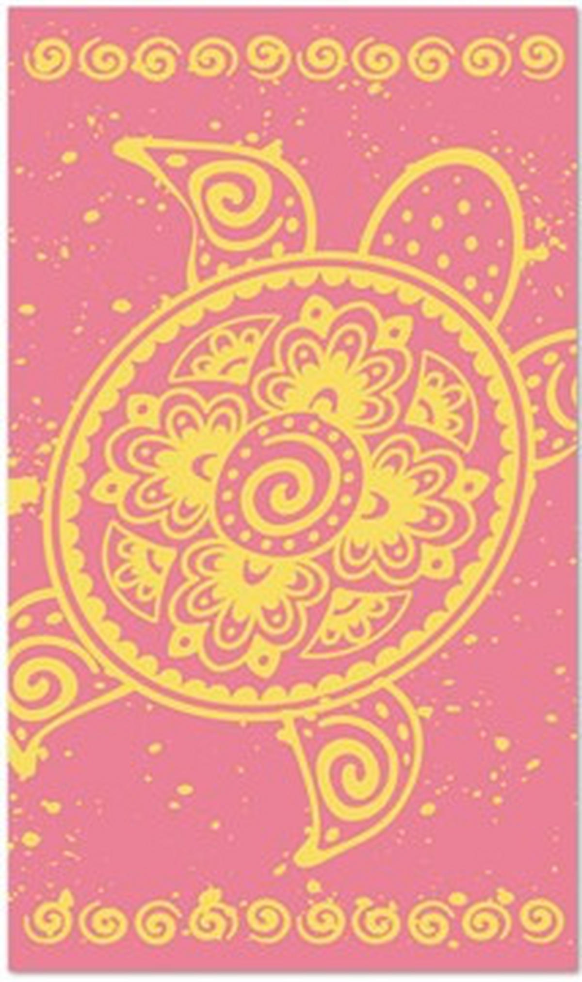 STRANDTÖRÖLKÖZŐ 90/180 cm rózsaszín, pink  - pink/rózsaszín, Konventionell, textil (90/180cm) - Esposa