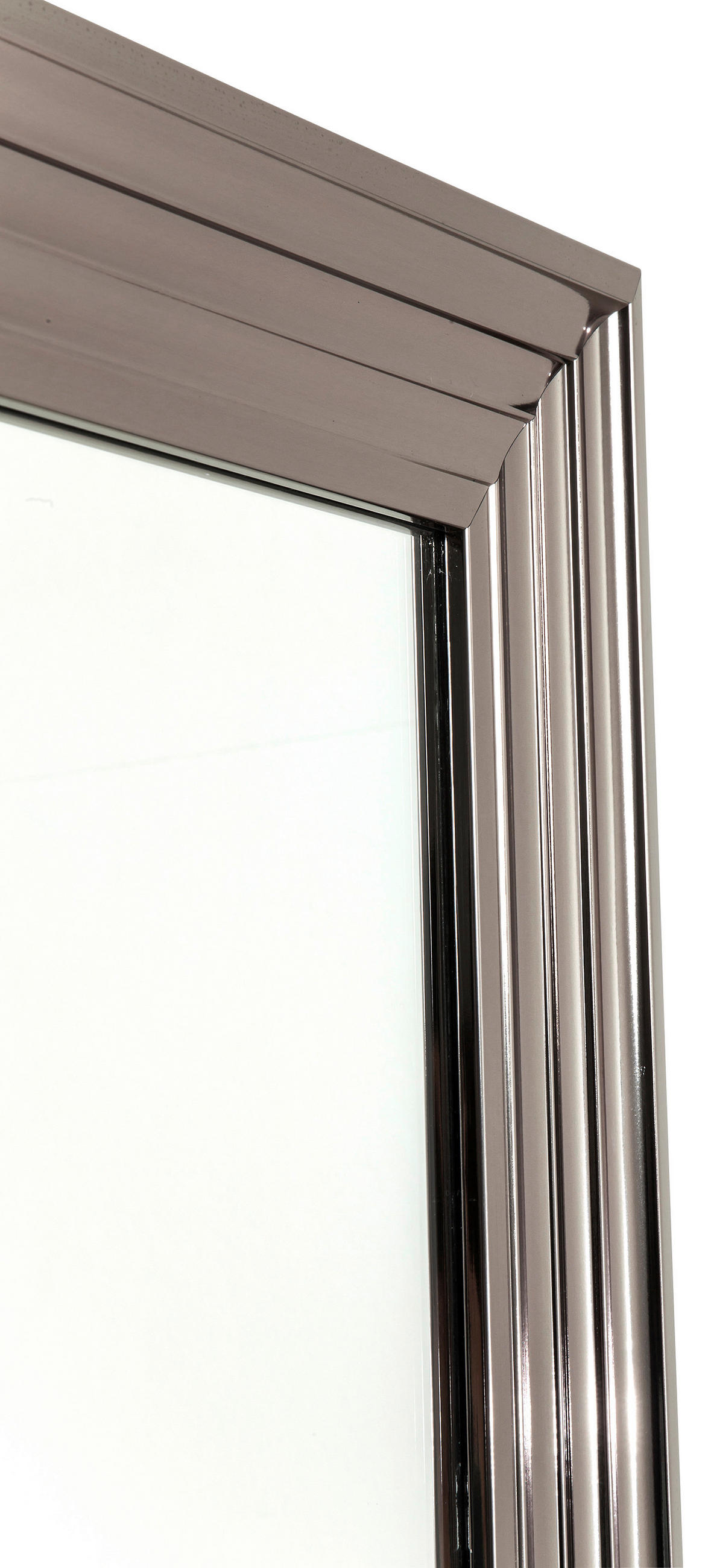 WANDSPIEGEL 90/180/3,5 cm    in rechteckig  - Silberfarben, Design, Glas/Kunststoff (90/180/3,5cm) - Kare-Design