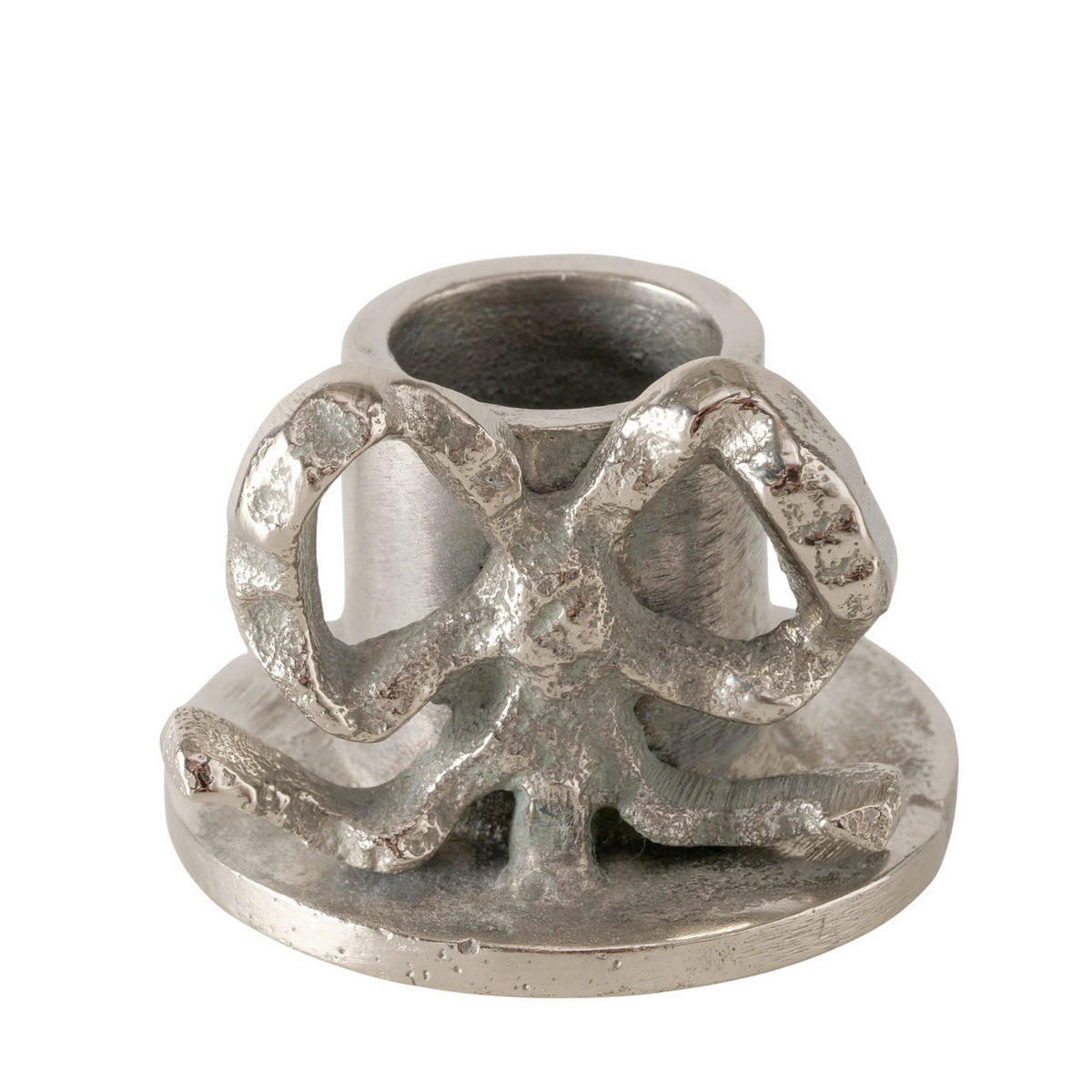 SVIJEĆNJAK  metal   - srebrne boje, Basics, metal (5,5/5,5/4cm)