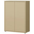 SCHUHSCHRANK Alice Springs  in 74,5/99,1/34,9 cm  - Hellgelb/Grau, MODERN, Holzwerkstoff/Kunststoff (74,5/99,1/34,9cm) - Carryhome