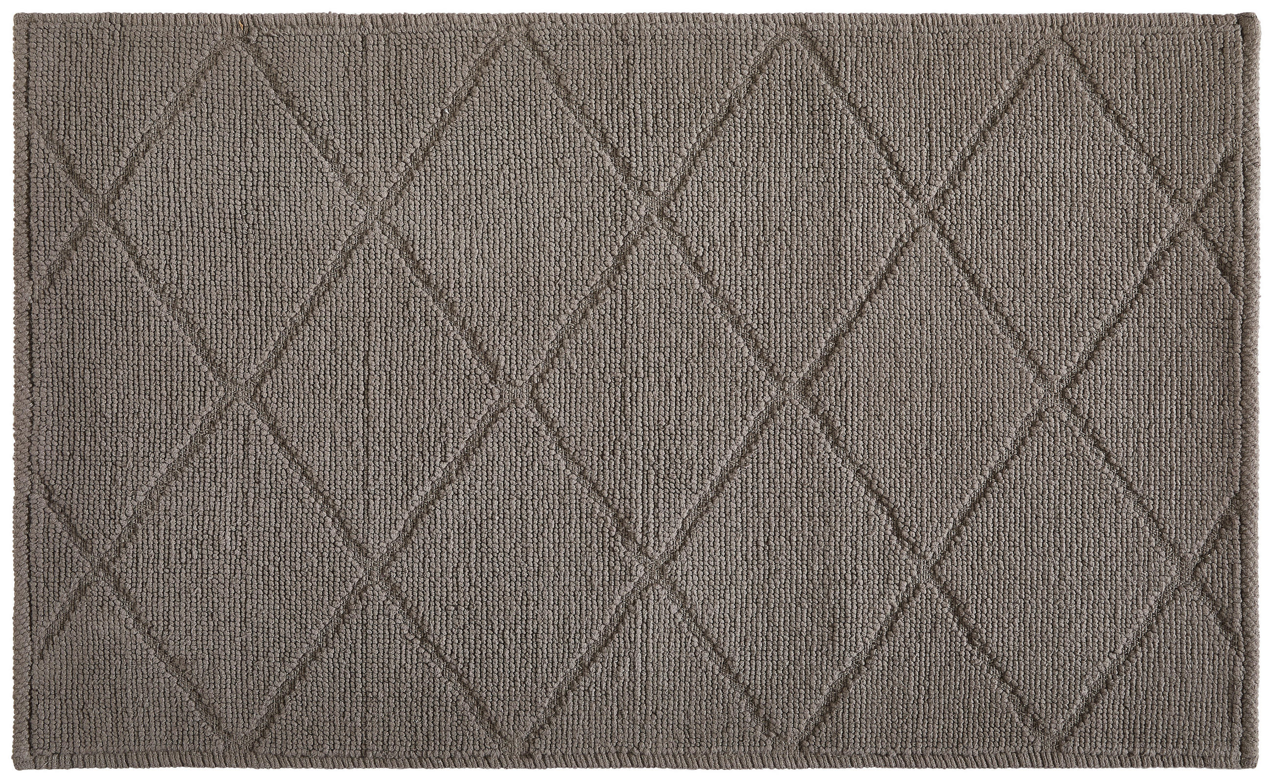 BADEMATTE 50/80 cm Dunkelgrau  - Dunkelgrau, Basics, Textil (50/80cm) - Esposa