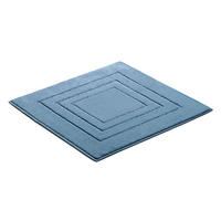 BADTEPPICH Blau 60/60 cm  - Blau, KONVENTIONELL, Textil (60/60cm) - Vossen