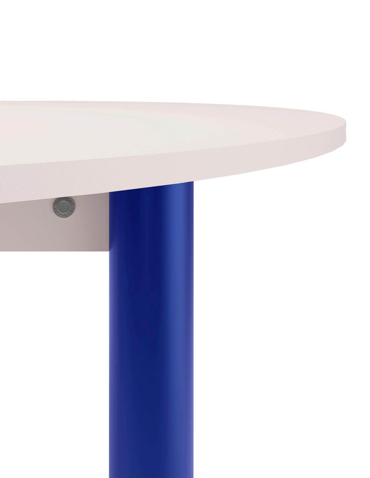 ESSTISCH in Metall, Holzwerkstoff 120/120/76 cm  - Blau/Greige, Natur, Holzwerkstoff/Metall (120/120/76cm) - Tom Tailor