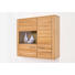 HÄNGEELEMENT Kernbuche furniert, massiv Buchefarben - Edelstahlfarben/Buchefarben, KONVENTIONELL, Glas/Holz (107/98/38cm) - NOVEL