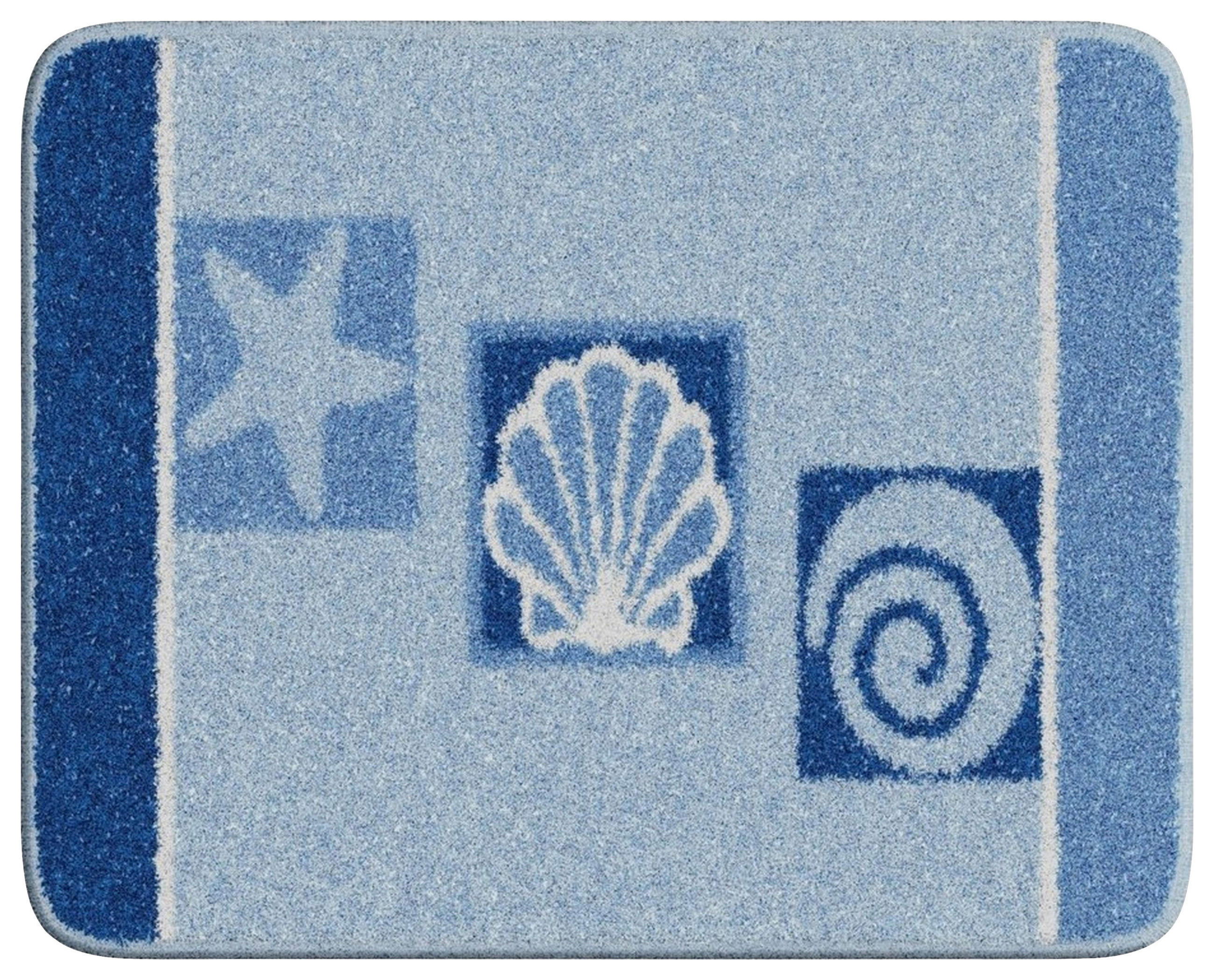 BIDET-VORLEGER Blau 40/50 cm  - Blau, Basics, Kunststoff/Textil (40/50cm) - Grund