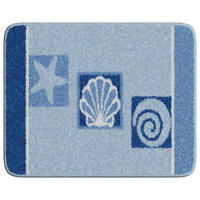 BIDET-VORLEGER Blau 40/50 cm  - Blau, Basics, Kunststoff/Textil (40/50cm) - Grund