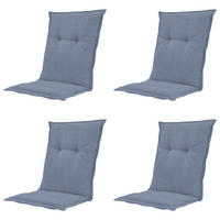 SESSELAUFLAGE in Blau  - Blau, MODERN, Textil (50/2/105cm) - Gardenson