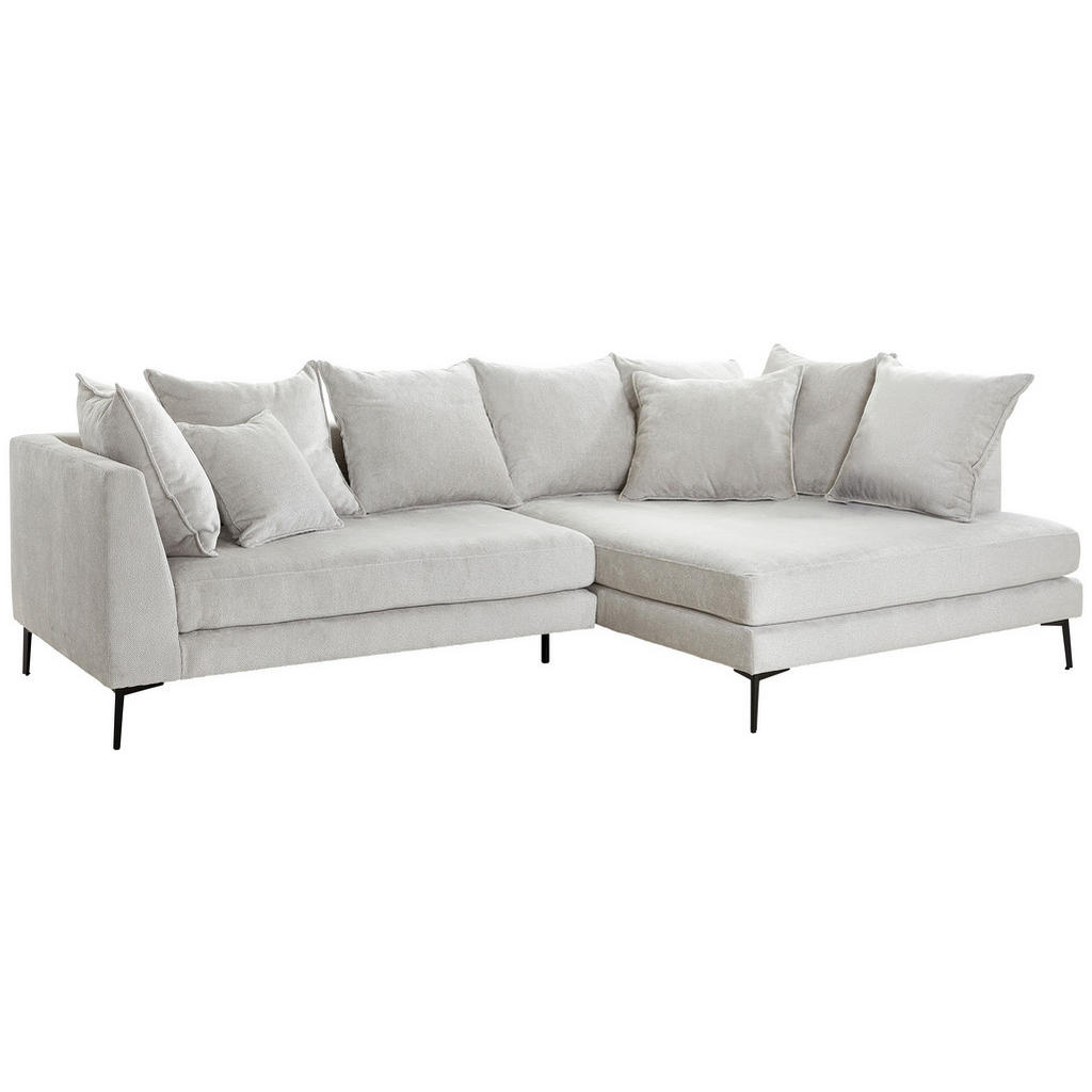 Thumbnail - Stylife Ecksofa, Beige, Textil, 3-Sitzer, Füllung: Schaumstoff, Ottomane rechts, L-Form, 289x170 cm, Rücken echt, Wohnzi...