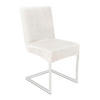 STUHLHUSSE ANKA  - Weiss, Basics, Textil (64/48/48cm) - Novel