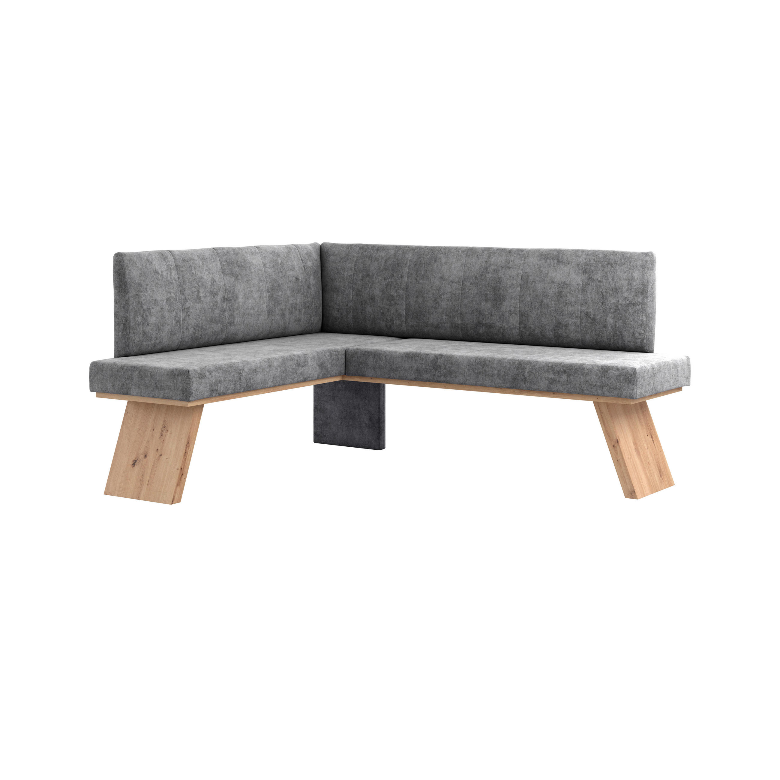 Livetastic Eckbank Schwarz 185x150 cm