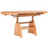 COUCHTISCH Ahorn furniert Ahornfarben - Ahornfarben, KONVENTIONELL, Metall (110(130,5/65/56-75cm) - Venda