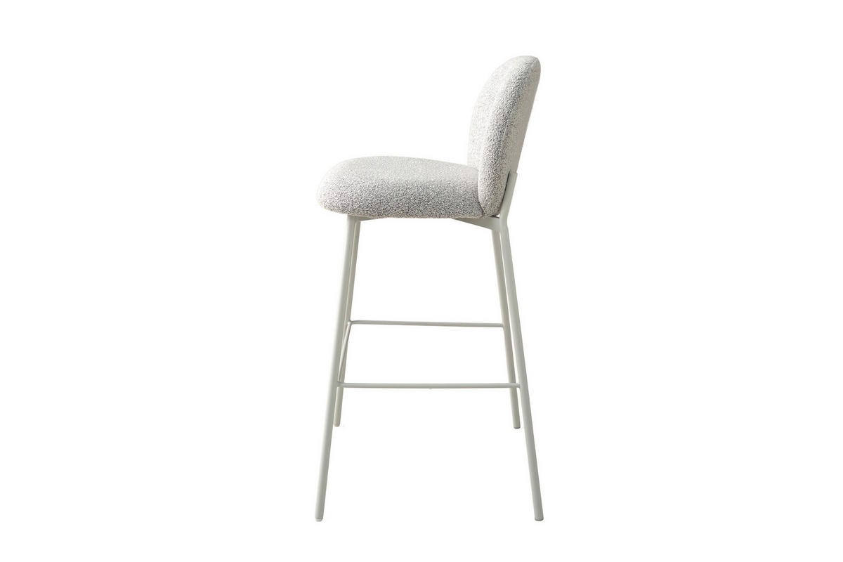BARHOCKER-SET in Greige  - Greige/Seidengrau, MODERN, Textil/Metall (47/102,7/52cm) - Schöner Wohnen