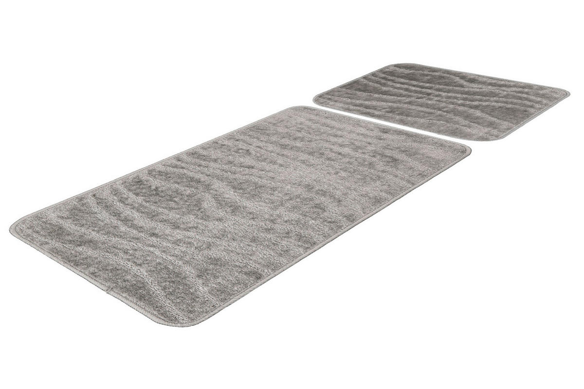 BADEMATTENSET 50/80 cm  - Basics, Kunststoff (50/80cm) - Kayoom