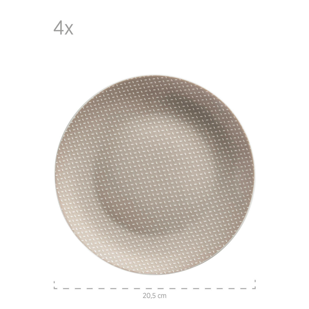 KOMBISERVICE Kitchen Time 16-teilig  - Beige, Basics, Keramik - Mäser