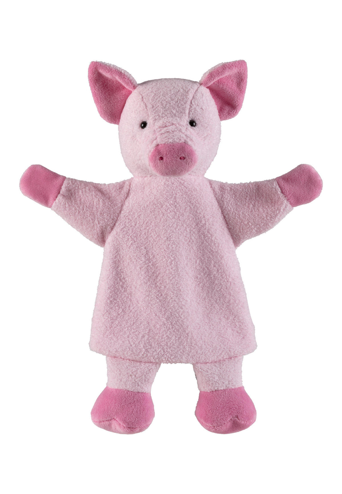 HANDPUPPE - Rosa, Basics, Textil (28/16/10cm) - Sterntaler