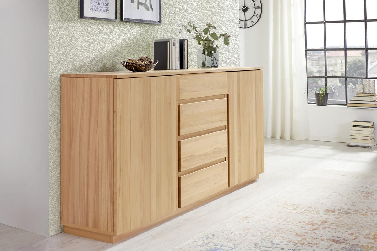 SIDEBOARD  in 180/89,2/41 cm  - Buchefarben, Trend, Holz/Holzwerkstoff (180/89,2/41cm) - Linea Natura