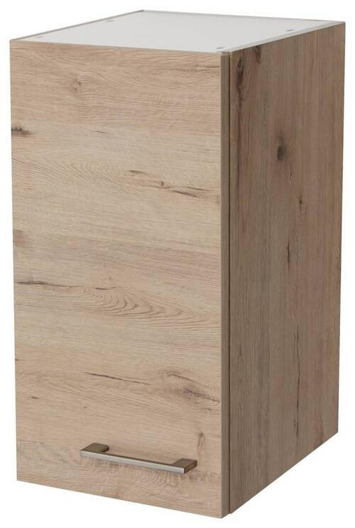 KÜCHENOBERSCHRANK 30/54,8/32 cm  in Eiche San Remo  - Edelstahlfarben/Eiche San Remo, MODERN, Holzwerkstoff/Metall (30/54,8/32cm) - FlexWell