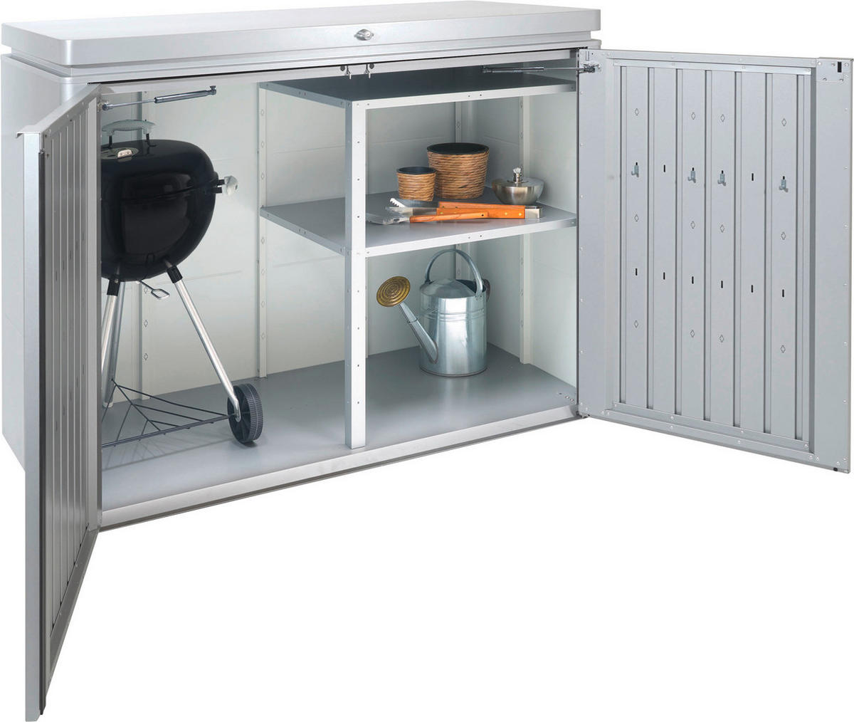 ZWISCHENBODEN - Silberfarben, Design, Metall (78/53,5/30cm) - Biohort