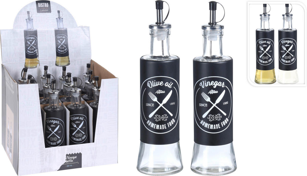 OLJE-/VINÄGERSET - Basics, glas (300ml)