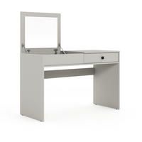 SCHMINKTISCH 120/50/76 cm, Kaschmir  - Kaschmir/Schwarz, MODERN, Holzwerkstoff/Kunststoff (120/50/76cm) - Milino