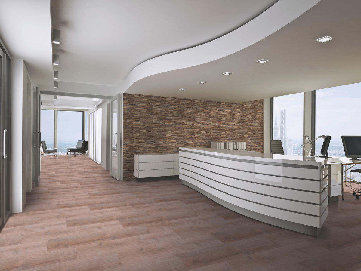 WANDVERKLEIDUNG - Braun, Basics, Holz (61/15/2cm)