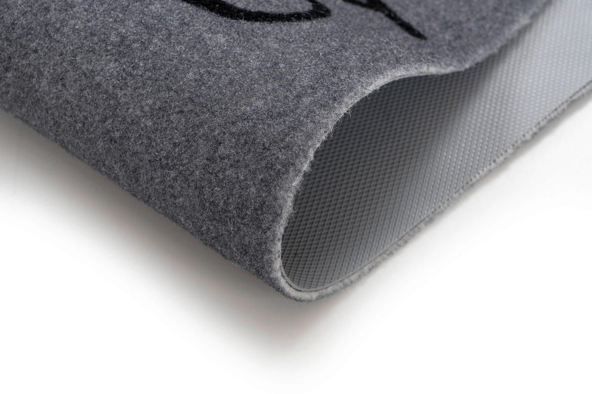 FUßMATTE 40/60 cm  - Schwarz, Basics, Kunststoff/Textil (40/60cm) - Kayoom