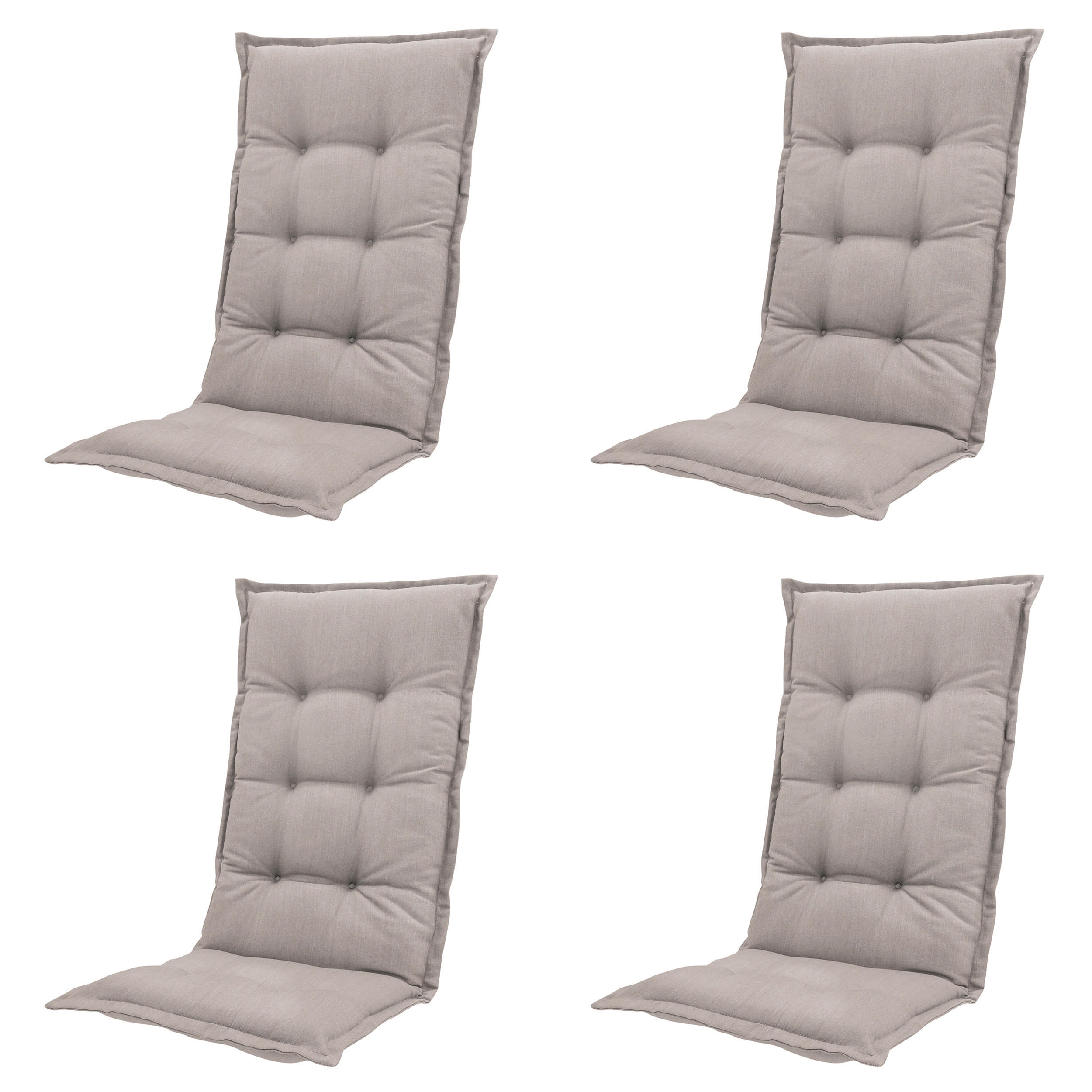 SESSELAUFLAGE in Taupe  - Taupe, MODERN, Textil (50/2/123cm) - Gardenson