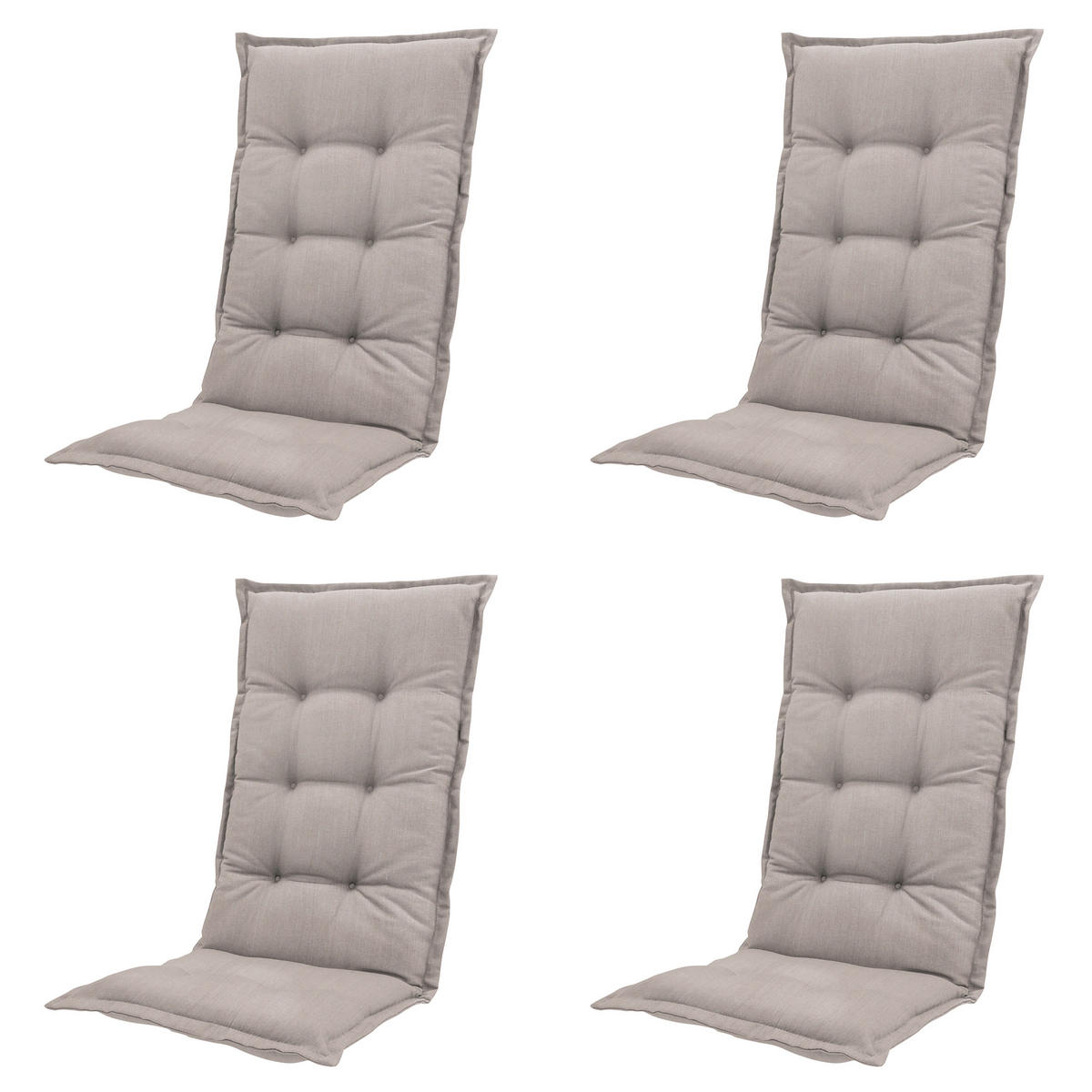 SESSELAUFLAGE in Taupe  - Taupe, MODERN, Textil (50/2/123cm) - Gardenson