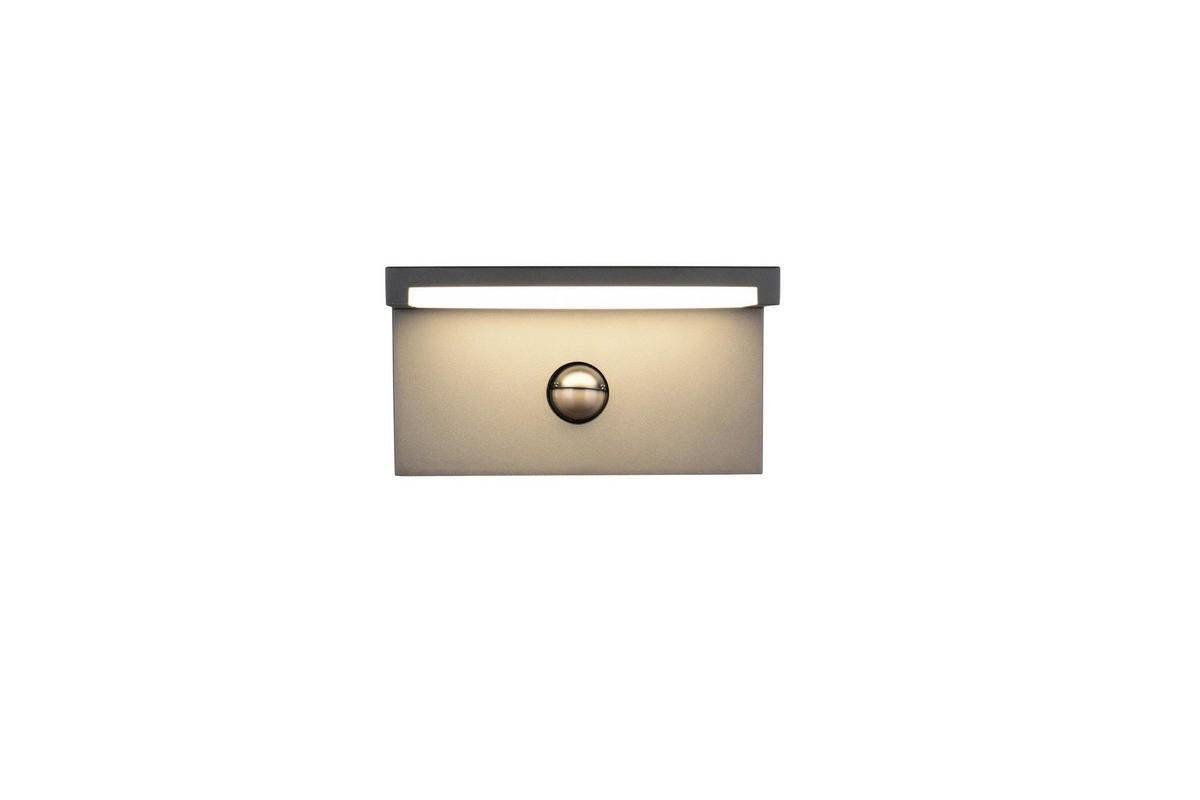 AUSSENWANDLEUCHTE Ravi 18/10/11,5 cm  - Anthrazit/Weiß, Design, Kunststoff/Metall (18/10/11,5cm) - Trio Leuchten