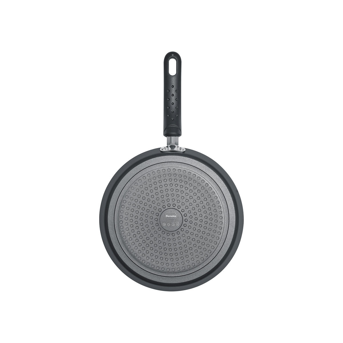 CREPESPFANNE 24 cm Keramikbeschichtung  - Schwarz, Basics, Metall (24cm) - Berndes