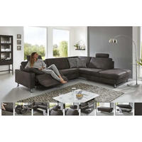 SEDEŽNA GARNITURA, mikrovlakna  - Moderno, kovina/tekstil (274/242cm) - Beldomo Style