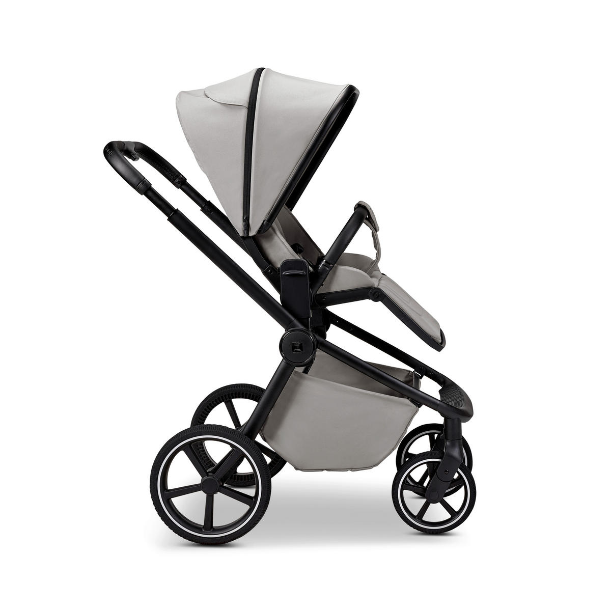 BUGGY Hype  - Blaugrau/Schwarz, Basics, Textil (96/57/114cm) - Moon