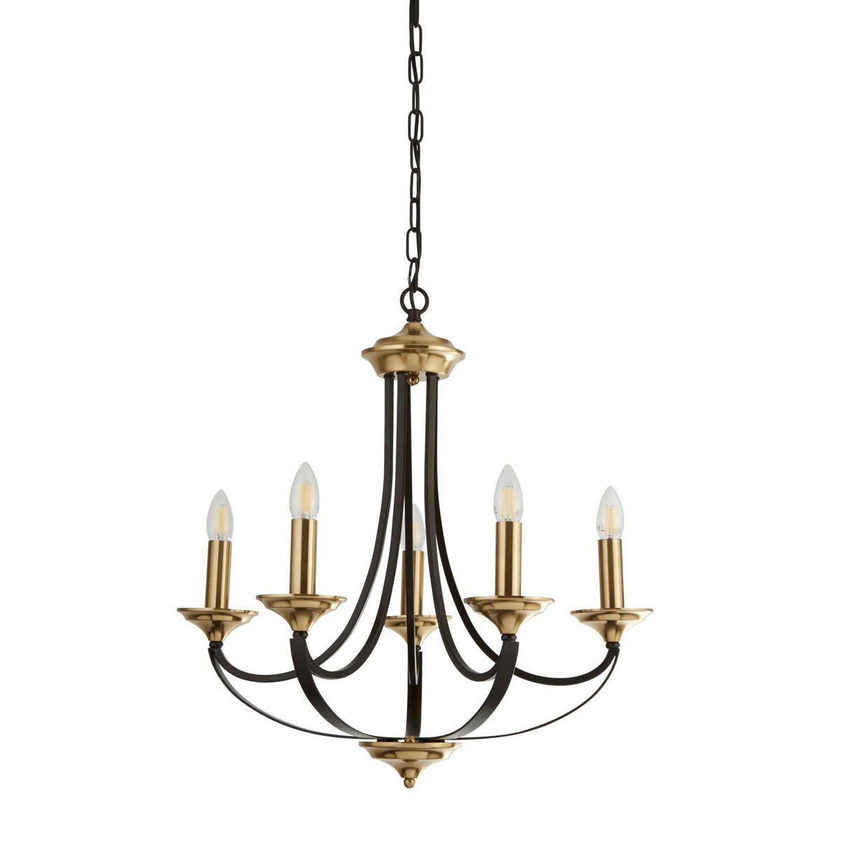 VISEČA SVETILKA  Belfry 58/58/62 cm          60 W  - barve brona/rjava, Trend, kovina (58/58/62cm)