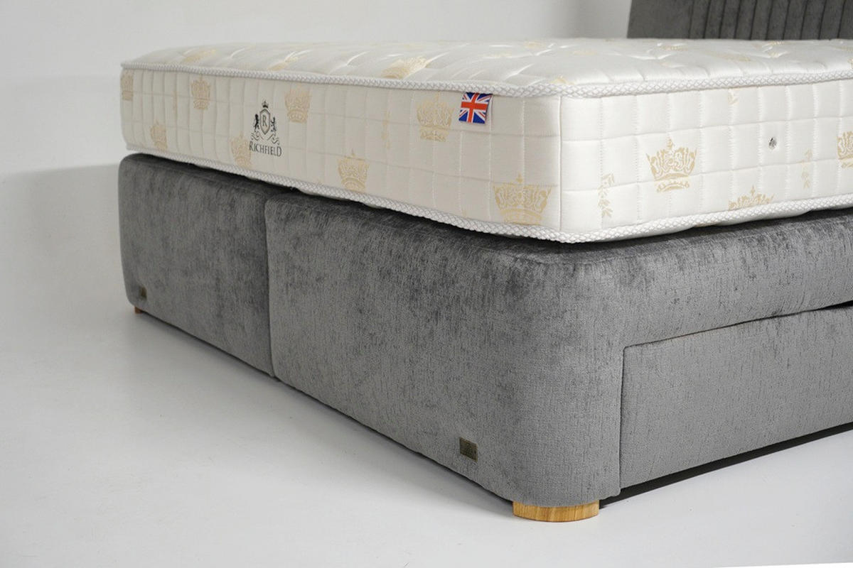 Pat Tapițat,  - Modern, material pe bază de lemn (180/200cm) - Esposa