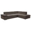 ECKSOFA inkl. Funktion in Flachgewebe Schlammfarben  - Schlammfarben, Modern, Textil/Metall (274/228cm) - Sit & More