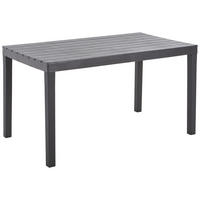 GARTENTISCH Kunststoff Anthrazit rechteckig  - Anthrazit, MODERN, Kunststoff (138/72/78cm) - Ambia Garden